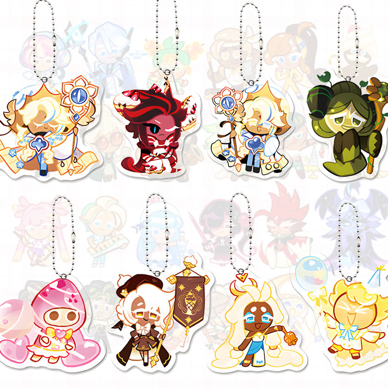 Coffee Tea Shop - Cookie Run: Kingdom‌ Keychain Cartoon Forester