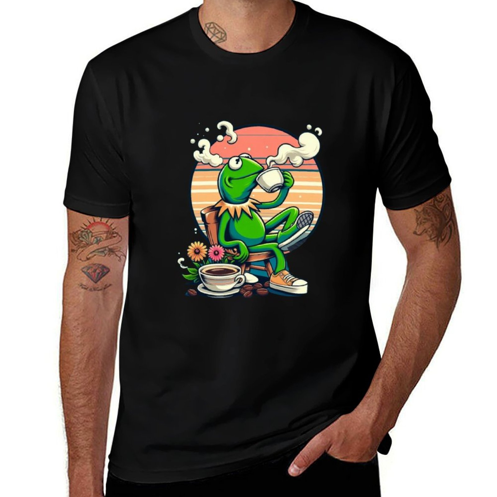 Kermit Sipping Tea gif. Funny  - Coffee Tea Knits recension och pris