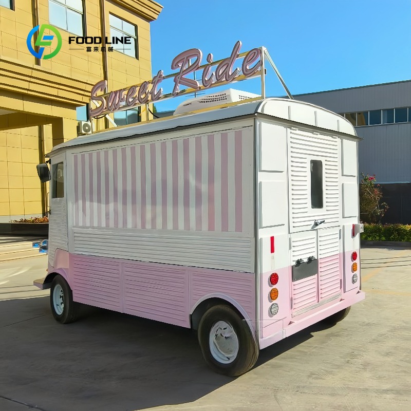 Customized Pink Drivable Food  - Coffee Tea Van recension och pris