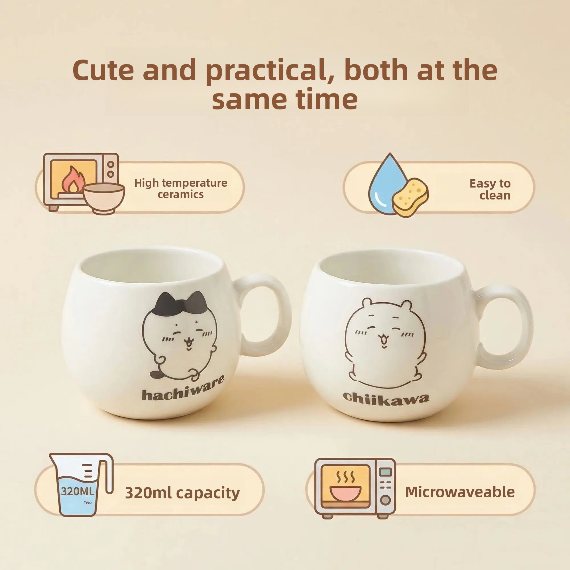 Chiikawa Ceramic Tea Coffee Mu - Good Coffee Tea recension och pris
