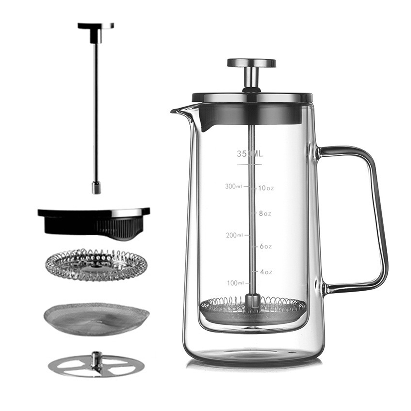 Double Layers French Press Pot - French Press Coffee & Tea recension och pris