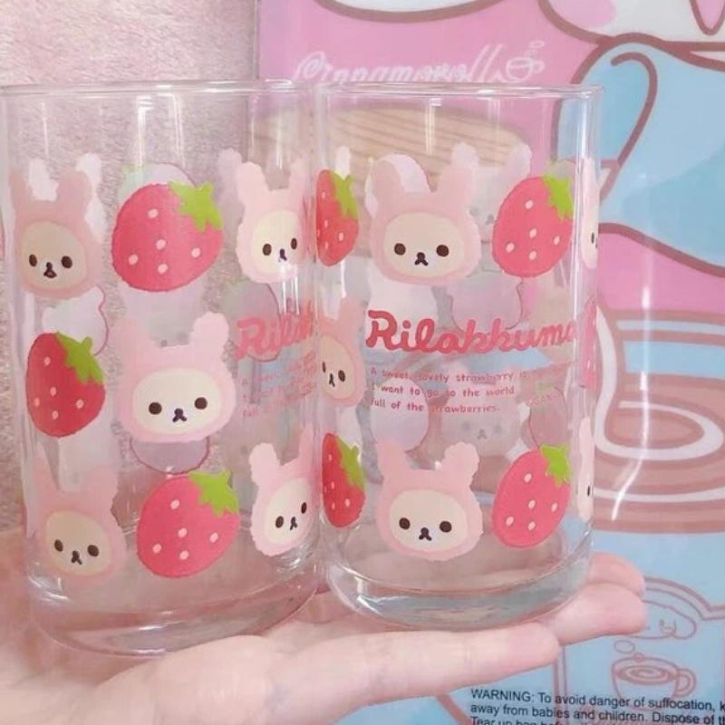 Rilakkuma Glass Cup Cute Carto - Coffee Tea Shop recension och pris