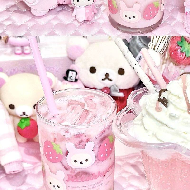 Rilakkuma Glass Cup Cute Carto - Coffee Tea Shop recension och pris